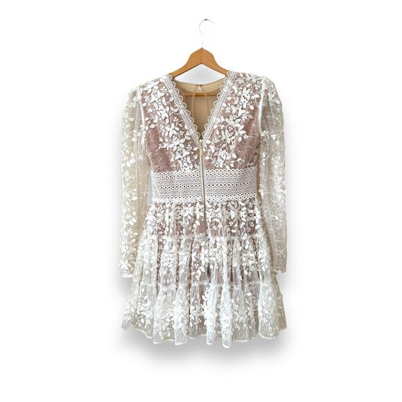 Bronx and Banco Megan Mini Dress Blanc White Extra Large Women’s - Picture 8 of 10